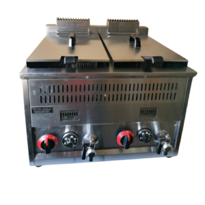 FREIDORA INDUSTRIAL A GAS DE 2 TANQUES